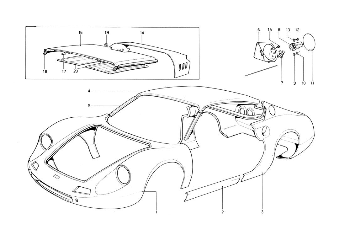 BODY SHELL - OUTER ELEMENTS